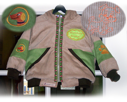 Eine Jacke "Felix" im doggystyle ; )