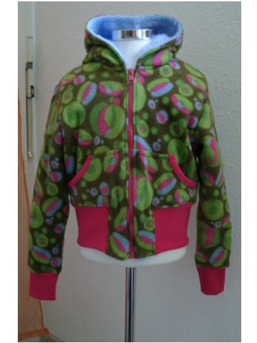 Kuschelige Fleecejacke mit Zottelfutter,