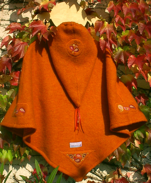 Auch Ponchos haben eine Rckseite