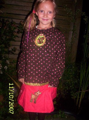 Ottobre Rckchen und "gepimpte" Pilzbluse