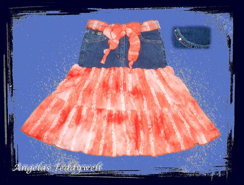 Aus Jeanshose wird Jeans-Batikrock