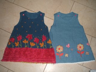 2 einfache Tunikas fr den Kindergarten