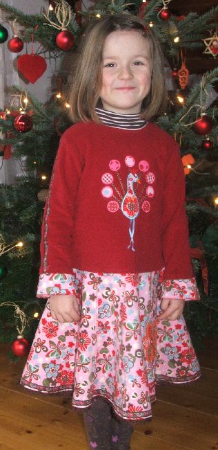 Weihnachtskuschelkleid Nr. 2