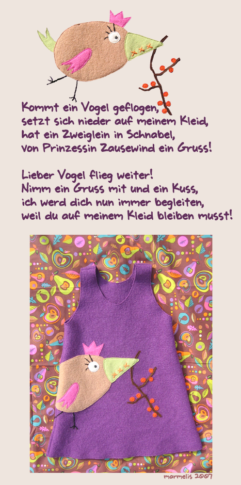 Kommt ein Vogel geflogen ...