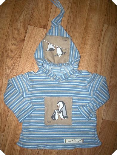zipfel-ringel-shirt in gr. 110/116