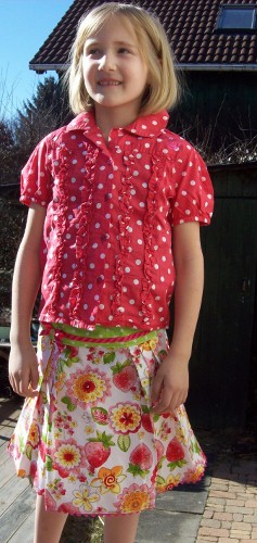 Grtel-Kleid als Rock...