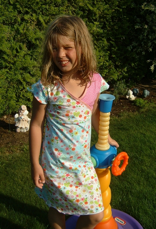 Und noch ein Wickelkleid