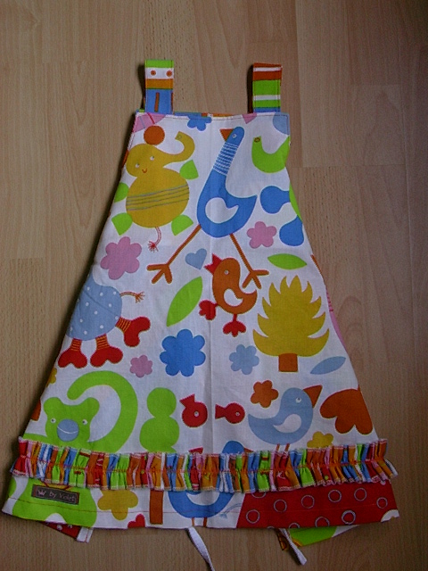 Wickelkleidschnitt hergestellt