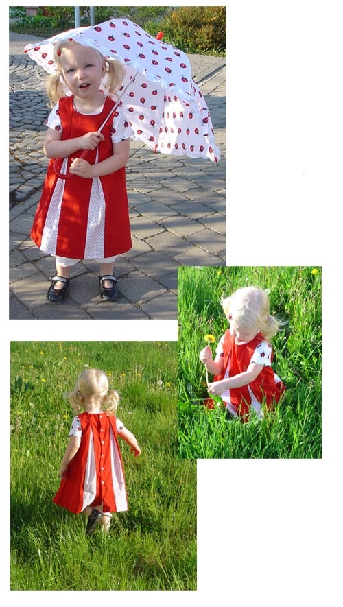 Schlichtes Faltenkleidchen