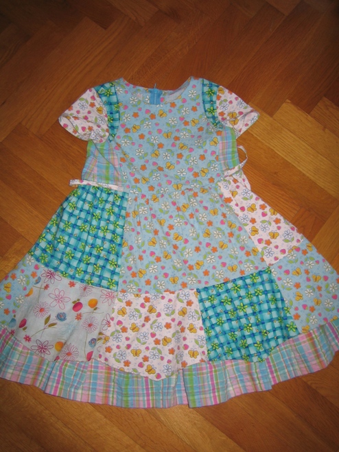 Rachel als Patchworkkleid
