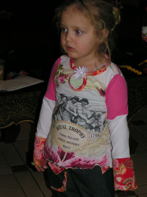 Antonia am Modell