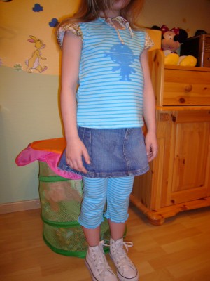 Kurzarm Antonia mit Nala Leggins..
