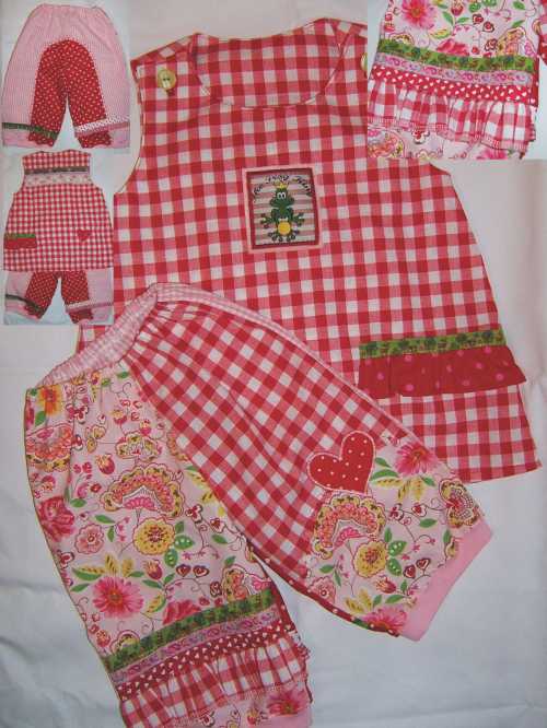 Karo-Set komplett mit Hose...