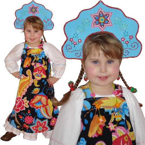 "Russisches Volkloren-Mdchen"