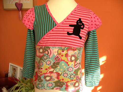 Ein Antonia Wickelshirt.....mit Bgelmotiv!