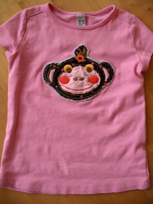 Miss Maxi musste unbedingt aufs Shirt....