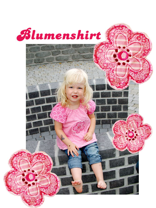 Neue Blume, neuer Schnitt: Neues Shirt!