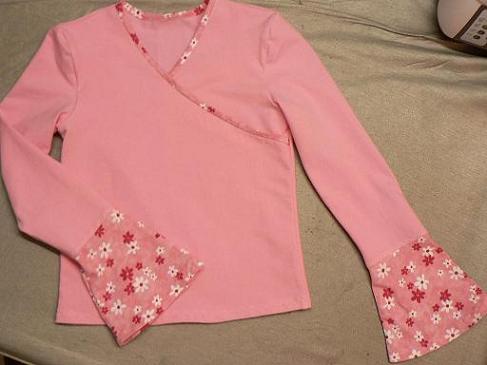 Ein Wickelshirt..