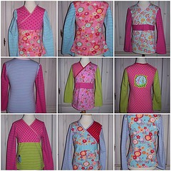 Kunterbunte Wickelshirt-Parade...