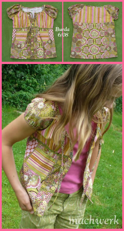 Bluse aus der neuen Burda