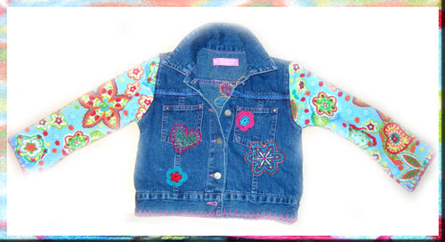 Hallo, altes jeans Jacke ....