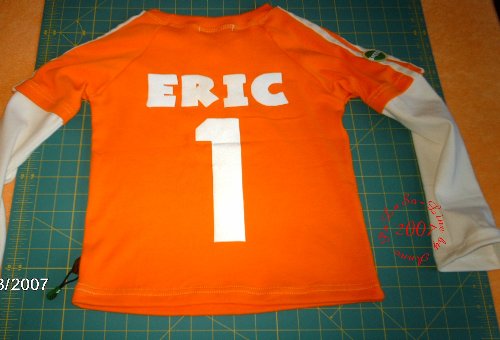 Zoe Fuballshirt von hinten