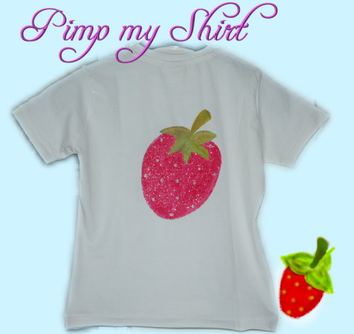 Erdbeerzeit by Sanne oder Pimp my Shirt