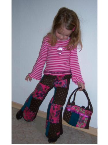 Wanda als Patchworkhose