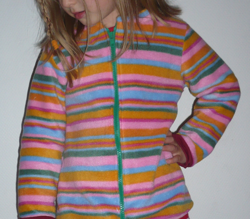 Eine Fleecejacke...