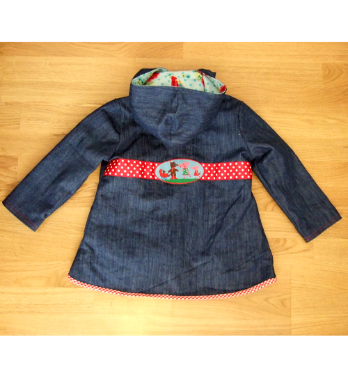 Jade Jeans Jacke von hinten