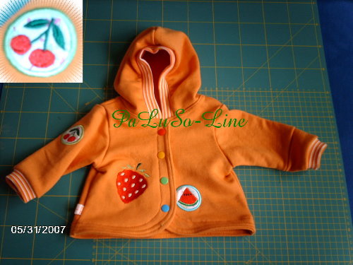 Babysweatjacke Vitamine