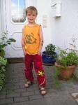 Jeans mit Gecko,