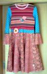 Ein Dreh-Mix-Kleid in Gr. 140/146...
