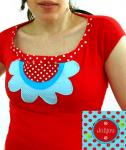 Damen-Shirt mit keckem U-Boot...