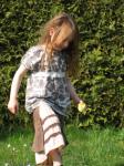 Hannah Bluse aus Vintage Stoff - Hannah Bluse aus Vintage Stoff -