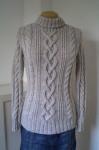 Merino Zopfmuster Pullover,