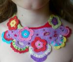 Crocheted necklace