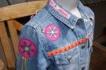 Aufgepimpte Jeansjacke