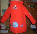 Herbstjacke von hinten