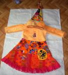 Hexenkleid mit Kapuze