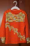 Jungsshirt mit Druckknopfleiste