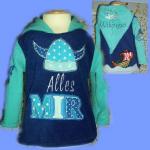 Wikinger Fleece Pulli in Blau