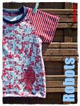 Glitzer- Robot auf`m Jungsshirt...
