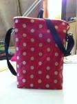 Punkte Tasche rot