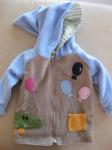 Jacke mit Krokodil von Gold-Schnitt