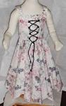 Cordkleid mit Schnrung
