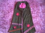 Olivegrne Samthose
