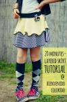 Gedoppelter Jerseyrock *tutorial*