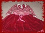 Festkleid mit passender Wickeljacke