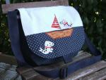 Maritime Wickeltasche